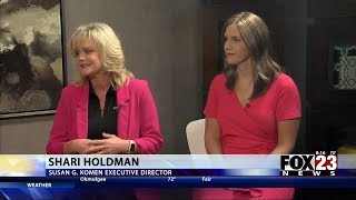 Video Susan G Komens executive director joins FOX23 to discuss the services they provide and [upl. by Nitniuq869]