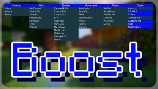 Download BOOST Client Minecraft Bedrock Edition BEST HVH Client [upl. by Zilef]