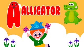 Phonics Song For Toddlers ABC Phonics Song A for Alligator Phonics Sounds Alphabet A to Z [upl. by Lathan]