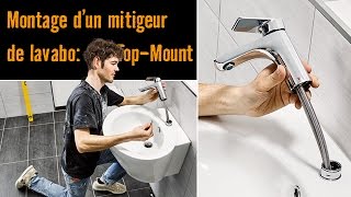 Montage dun mitigeur de lavabo Top Mount  Atelier Brico HORNBACH [upl. by Brooke]