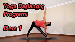 Yoga Başlangıç Programı Ders 1 [upl. by O'Neil409]