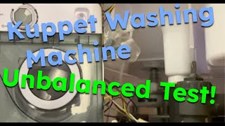 Kuppet Portable Washing Machine Unbalanced Test [upl. by Leta]