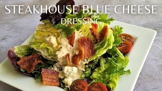 How to make RUTHS CHRIS STEAKHOUSE  Blue Cheese Dressing Wedge Salad [upl. by Schaper]