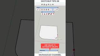 Sketchup Tips 08 Fast Fillet Sketch Shorts [upl. by Magan532]