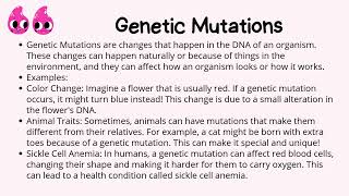 What is Genetic Mutation UrduHindi [upl. by Nylasej]