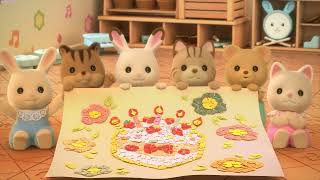 MrsPeriwinkles Birthday Party Part2 Mini Episodes Season 3 Clover 10 Sylvanian Families [upl. by Kenta]