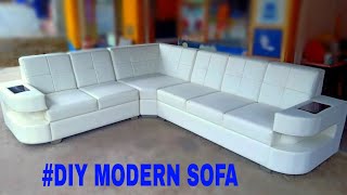 DIY modular sofa how to make a modern sofa [upl. by Elokyn342]