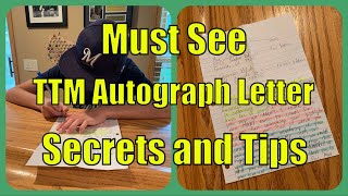 How To Write A TTM Autograph Letter Of Request  All You Need To Know  Through The Mail Autographs [upl. by Circosta]