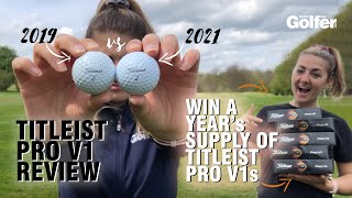 Titleist Pro V1 review How do the 2021 Pro V1 and Pro V1x perform  WIN A YEARS SUPPLY [upl. by Lorraine]