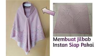 Cara Membuat Jilbab Instan Dari Jilbab Segi4 [upl. by Sherwynd]