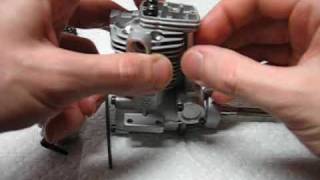 OS FS52 Four Stroke RC Glow Engine Reassembly Part 2 [upl. by Hannover893]