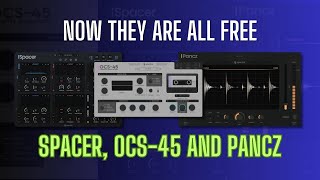 3 HIGHQUALITY Plugins that are FREE NOW  Spacer Pancz and OCS45 by Plugins Spectral  Sound Demo [upl. by Llenrev]