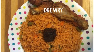 HOW TO PREPARE GHANA JOLLOF RICE 1 [upl. by Winson129]