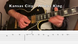 Outlining chords and an awesome turnaround from quotKansas Cityquot  Albert King [upl. by Nhguaval598]