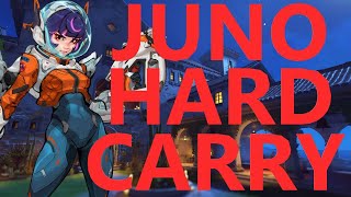 Hard Carrying with Juno in Overwatch 2 [upl. by Whitebook317]