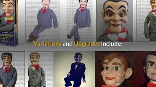 😍 Slappy Ventriloquist Dummy from Goosebumps for SALE ✅ 10 Slappy Dolls Reviewed by PuppetMaster [upl. by Ennayllek]