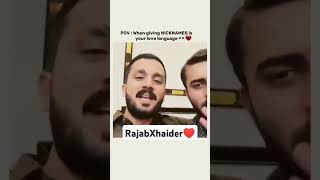 The way rajab loves Haider♥️🫂 rajabs rajabfamily funnyclips love [upl. by Herzel197]