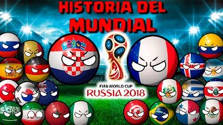 HISTORIA DEL MUNDIAL DE RUSIA 2018 COUNTRYBALL [upl. by Leibman]