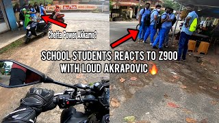 School Students Reactions For SUPERBIKE In Kerala😄🔥 GIRLS Reaction [upl. by Antonino672]