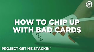 How To ChipUp in Poker Tournaments With Bad Cards [upl. by Quackenbush956]