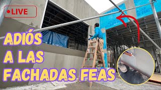 Técnica de paredes exteriores para lograr fachadas impecables Drywall sin rajaduras o fisuras [upl. by Hermia178]