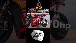 Porsche 918 Spyder Vs Redbul Moto GP Bike 😈🗿🗿shorts redbullf1 kawasaki rally [upl. by Anael]