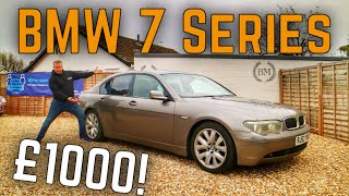 I bought a SUPER CHEAP BMW 7 SERIES for £1000  E65 730d [upl. by Ailehc267]