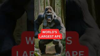 Why Did The Worlds Largest Ape Go Extinct  animals wildlife nature shorts [upl. by Douville]