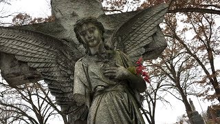 Beautiful Cemetery In The Snow  West Lawn Cemetery Canton Ohio [upl. by Arrais]