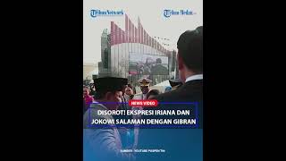 TERSOROT EKSPRESI JOKOWI amp IRIANA Salami Gibran dan Prabowo Saat HUT Ke 79 TNI di Monas [upl. by Adnol]