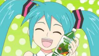 Hatsune Miku  Vegetable Juice Po Pi Po with English lyrics [upl. by Pampuch]