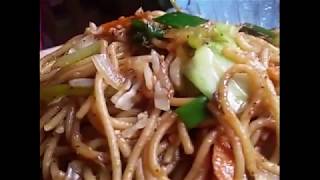 Vegetable  Lo Mein Noodles  Chinese Cuisine [upl. by Ococ]