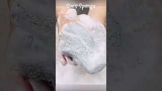 ASMR Sponge Aluminum Net Sponges x Hand Soap [upl. by Nomyaw]