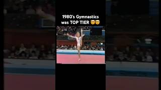 Gymnastics was INSANE in the 80’s🤯🔥 gymnastics gymnast [upl. by Mell]