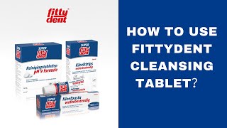 Fittydent Cleansing Tablets 40s  pH9 [upl. by Grimes73]