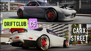 CarX Street PC  C5 Drift Club RX7 Gameplay [upl. by Anerdna]