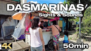 DASMARINAS Cavite Philippines  GCQ Sights and Sounds  Virtual Tour 4K [upl. by Mireille]