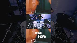 Hobbs and Shaw Soundtrack on Drums 🥁Livestream Snippet 🎥 hobbsandshaw fastandfurious [upl. by Pearline]