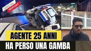 quotCarabiniere ubriaco travolge tre vigili amputata la gamba a un 25ennequot [upl. by Analos]