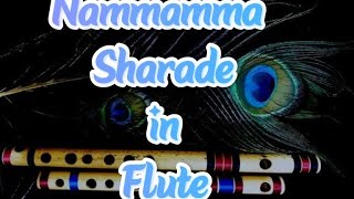 Nammamma Sharade in FluteRaga HanshadwaniKaherwa Taal [upl. by Aehcsrop]