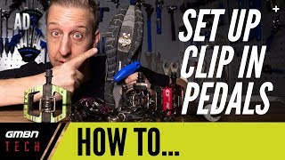 How To Set Up Clip In Pedals For Mountain Biking [upl. by Atilahs]