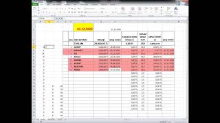 EXCEL İLE BASİT MAAŞ HESAPLAMA TABLOSU1 [upl. by Hanikahs912]