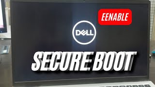 How To Enable Secure Boot In Dell Laptop [upl. by Acissehc]