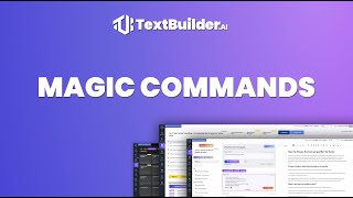 Magic Commands  The latest generation of AI technology [upl. by Munn]