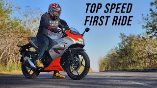 2023 New Suzuki Gixxer SF 155 Top Speed First Ride Review  Whats New [upl. by Oderfla740]