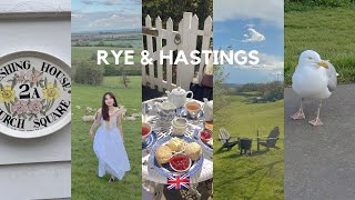 英国留学vlog 🇬🇧伦敦周边Rye amp Hastings Cottage Staycation 🖼️⛅️🐑🌊  短暂逃离伦敦计划🤍 [upl. by Talbert]