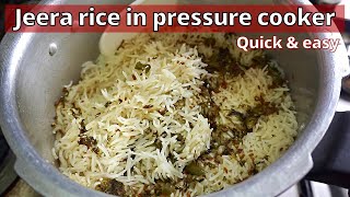 Jeera rice recipe  non sticky jeera rice in pressure cooker  quick amp easy restaurant style [upl. by Enegue174]