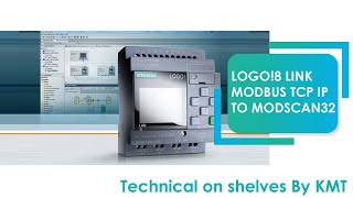 LOGO8 LINK MODBUS TCP IP TO MODSCAN32 [upl. by Emina249]