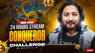 24 HOURS NON STOP STREAM  CONQUEROR CHALLENGE  TMG MARKHOR  PUBG Live Stream [upl. by Shannan]