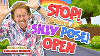 Stop Make a Silly Pose  Open Version  Jack Hartmann [upl. by Nolyar]